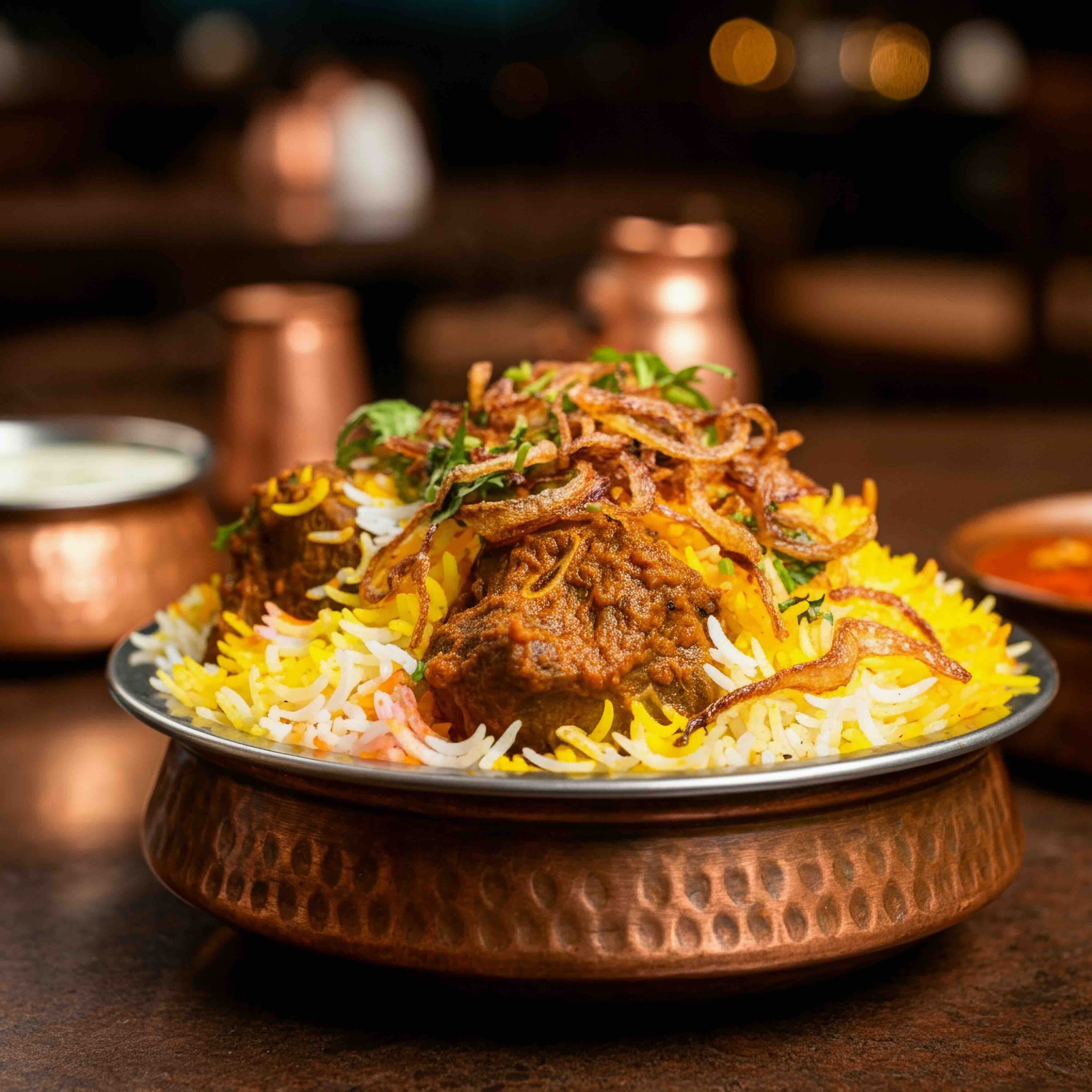 Goat Dum Biryani
