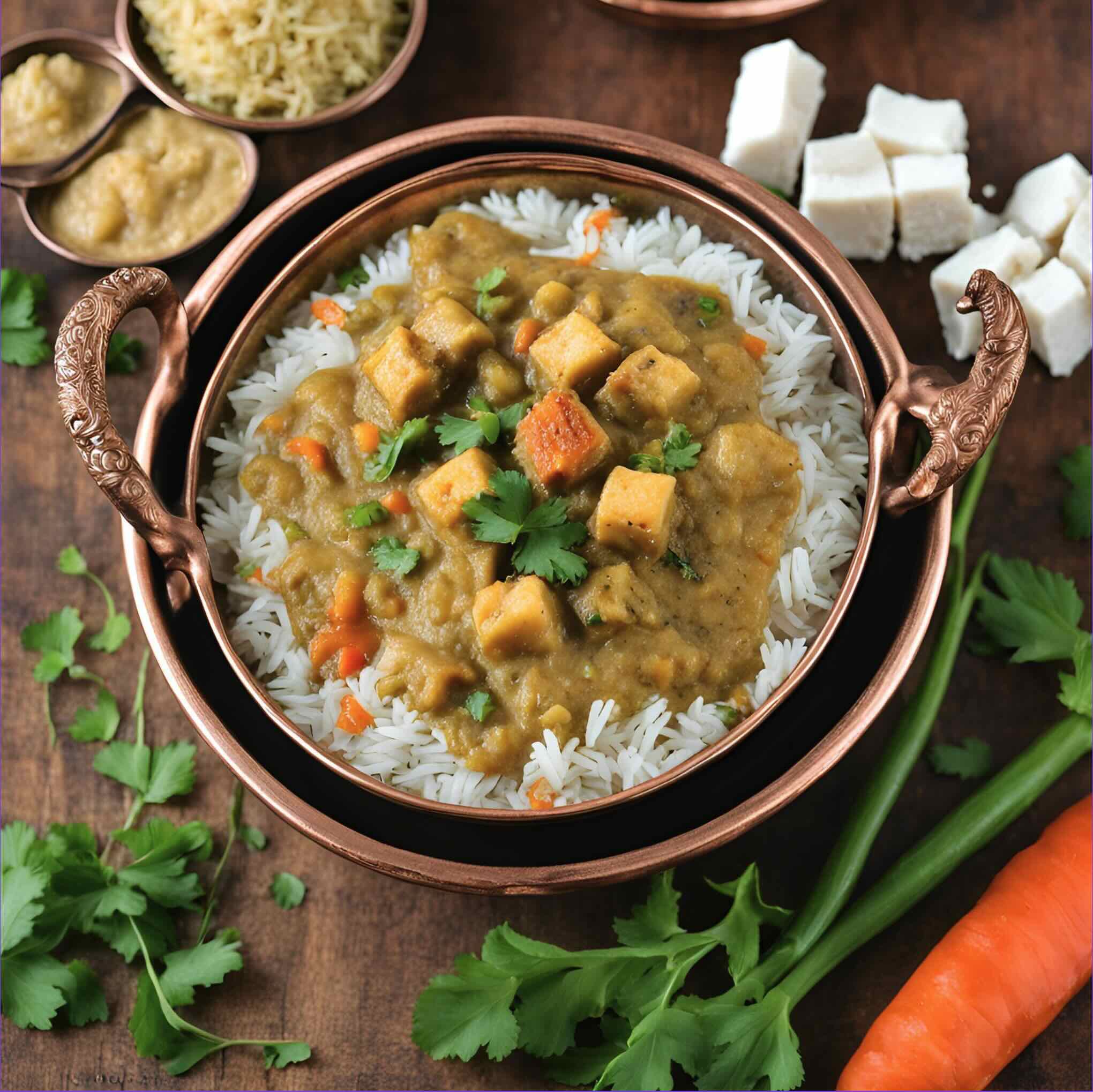 Paneer Kurma Biryani