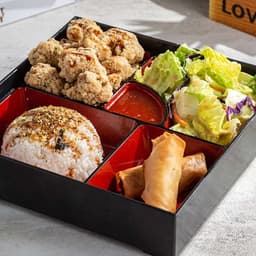 T1 Popcorn Chicken & Spring Roll Bento