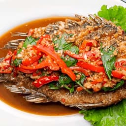 Tilapia With Basil Sauce