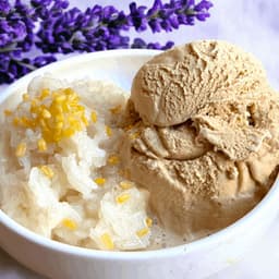 Sweet Sticky Rice With Ice Cream*