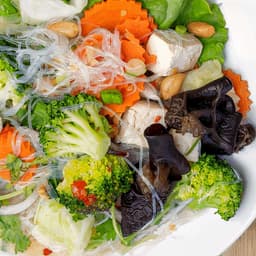 Vegetarian Silver Noodle Salad