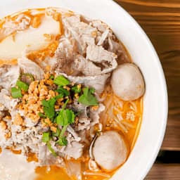 Pork Tom Yum Noodle Soup