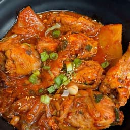 Mala Spicy Chicken Stew (Clear Noodle) 마라 닭볶음탕