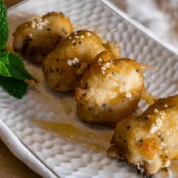 Fried Banana With Honey