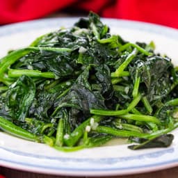 蒜蓉菠菜 Sauteed Spinach W/Garlic