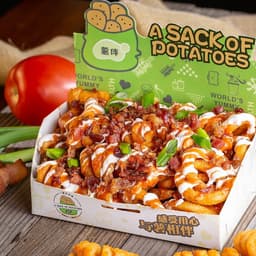 P2. Bacon Curly Fries