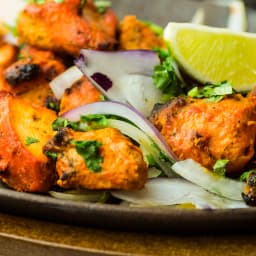 Chicken Tikka (Dry) (Free Naan)