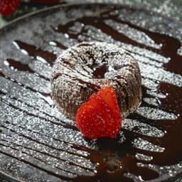 Chocolate Salted Caramel Souffle