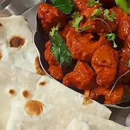 Roomali Roti + Chicken 65