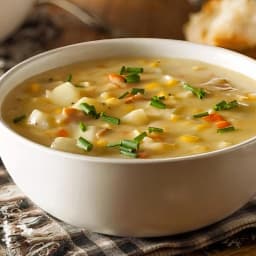 Sweet Corn Chicken Soup