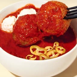 Side of Meatballs + Choice of Side