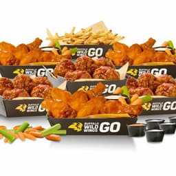 15 Boneless + 15 Traditional Wings & Fries
