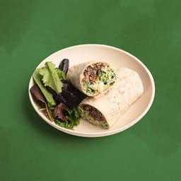 Black Bean Falafel Wrap