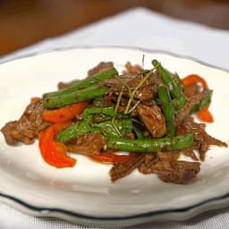 Spicy Green Bean Beef