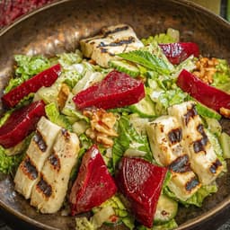 Grilled Halloum Salad