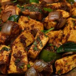 Roomali Roti + Panner Pepper Fry