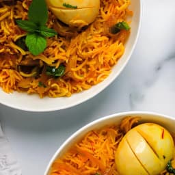 Gongura Egg Biryani