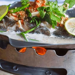 Steamed Bass With Lemongrass