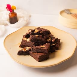 Double Chocolate Almond Brownies
