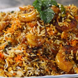 Gongura Shrimp Biryani