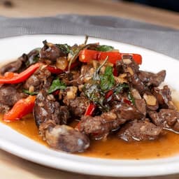 Basil Chicken Livers