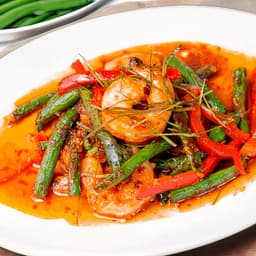 Spicy Green Bean Shrimps