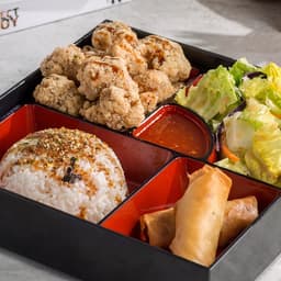 T1 Popcorn Chicken & Spring Roll Bento T1 Popcorn Chicken & Spring Roll Bento