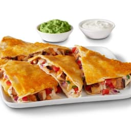 Smoky Chicken Cheese-Crusted Quesadilla