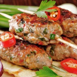 Lamb Sheekh Kebab (Free Naan)