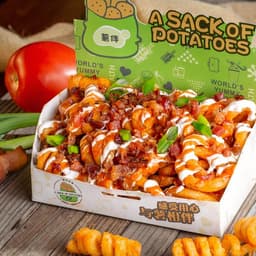 P2. Bacon Curly Fries (Spicy)