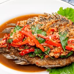 Tilapia With Basil Sauce