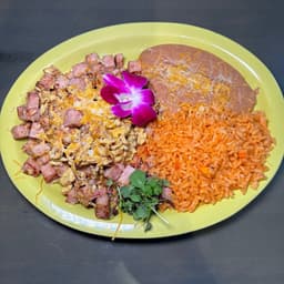 Ham and Eggs Plate