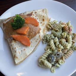 Peanut Chicken Crepe