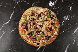 Desi Garlic Chicken Pizza Cauliflower Crust (12'')