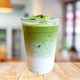 Macha Latte (Hot or Cold) 8 Oz
